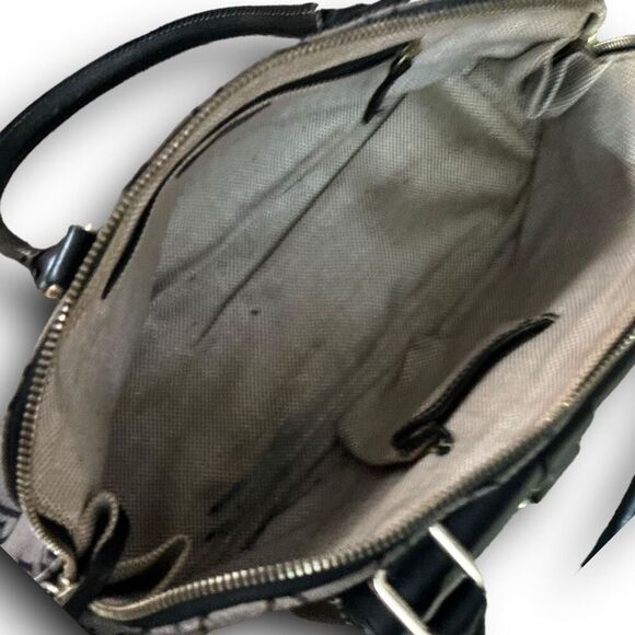 Vintage Y2K Dooney & Bourke Signature Front Clasp Monogrammed Satchel - Picture 5 of 9